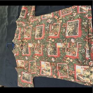 Reyn Spooner Hawaiian Size M Xmas
